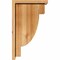 Ekena Millwork Alpine Rough Sawn Corbel w/Backplate, Western Red Cedar, 8"W x 12"D x 20"H COR08X12X20ALP01RWR - alternate 3